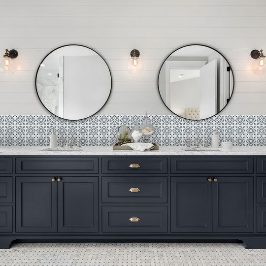 selbstklebende Wandfliesen Wall Tiles Jamila grey (6er Set) image number null